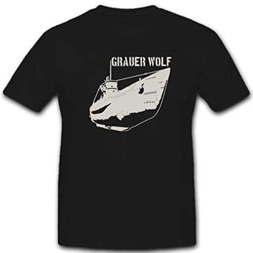 Uboot Unterseeboot Meer Antlantik Wolfsrudeltaktik U-Boot Marine Wk Taktik Grauer Wolf- T Shirt Herren #3350 von Copytec