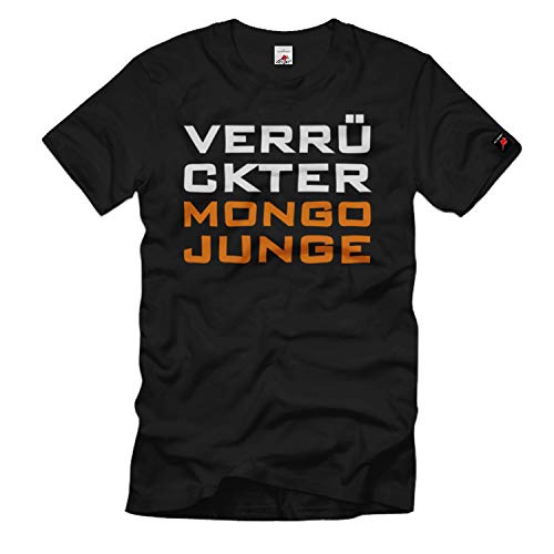 Verrückter Mongo Junge Fun Kids T-Shirt #35659, Größe:3XL, Farbe:Schwarz von Copytec