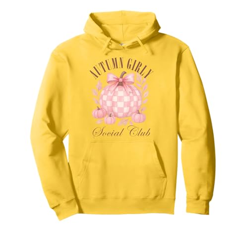 Herbst Girly Social Club Kokette Kürbis Girlycore Herbst Pullover Hoodie von Coquette Aesthetic