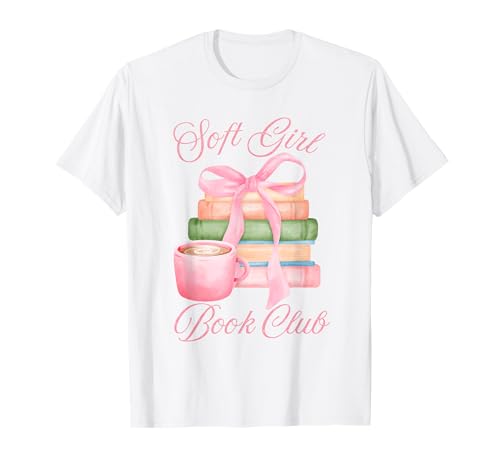 Coquette Soft Girl Buchclub-Buch Girlycore T-Shirt Coquette Soft Girl Buchclub-Buch Girlycore T-Shirt von Coquette Aesthetics