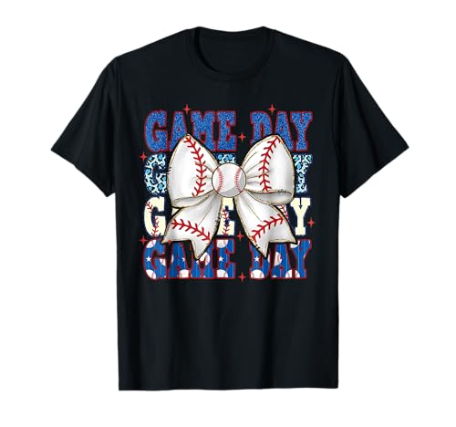Coquette Bow Game Day Baseball Softball Lustiger Jubel Mama Life T-Shirt Coquette Bow Game Day Baseball Softball Lustiger Jubel Mama Life T-Shirt von Coquette Bow Game Day Baseball Funny Cheer Mom