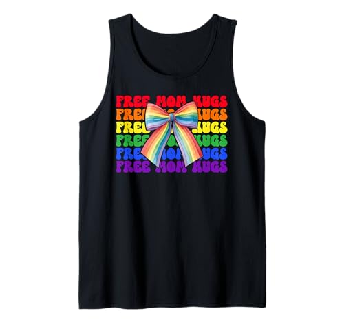 Gay Pride Flagge LGBTQ Mama Muttertag Free Mom Hugs Tank Top Gay Pride Flagge LGBTQ Mama Muttertag Free Mom Hugs Tank Top von Coquette Bow Gay Pride Flag LGBTQ Gifts
