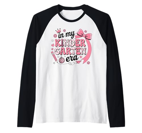 In meiner Kindergartenzeit: Coquette Bow Back to School Girls Raglan von Coquette Bow Kindergarten Back to School Gifts