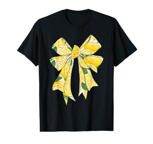 Lemon Coquette Bow für Damen und Mädchen, Zitronen, Fruchtlimonade T-Shirt Lemon Coquette Bow für Damen und Mädchen, Zitronen, Fruchtlimonade T-Shirt von Coquette Bow Lemon Fruit Lovers Designs Co.