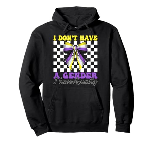 Nonbinary Flag Pride Girl Ich habe kein Geschlecht Ich habe Angst Pullover Hoodie Nonbinary Flag Pride Girl Ich habe kein Geschlecht Ich habe Angst Pullover Hoodie von Coquette Bow Non Binary Pride Genderfluid Gifts