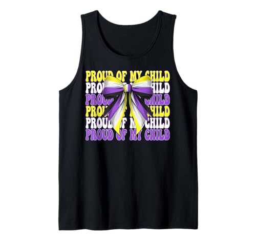 Stolz auf mein Kind Nonbinary Flag Pride Mama Muttertag Tank Top Stolz auf mein Kind Nonbinary Flag Pride Mama Muttertag Tank Top von Coquette Bow Non Binary Pride Genderfluid Gifts