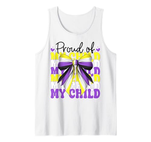 Stolz auf mein Kind Nonbinary Flag Pride Mama Muttertag Tank Top Stolz auf mein Kind Nonbinary Flag Pride Mama Muttertag Tank Top von Coquette Bow Non Binary Pride Genderfluid Gifts