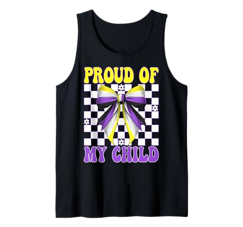 Stolz auf mein Kind Nonbinary Flag Pride Mama Muttertag Tank Top Stolz auf mein Kind Nonbinary Flag Pride Mama Muttertag Tank Top von Coquette Bow Non Binary Pride Genderfluid Gifts