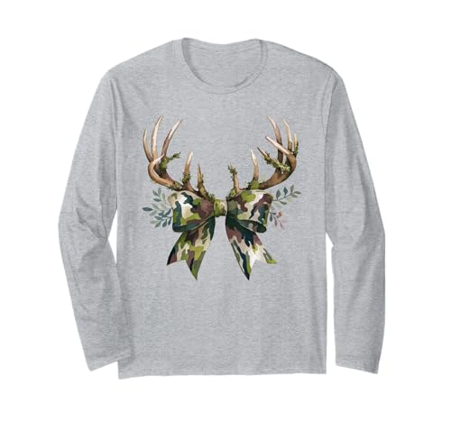 Coquette Camo Schleife Camouflage Geweih Jagd Ente Frauen Mädchen Langarmshirt Coquette Camo Schleife Camouflage Geweih Jagd Ente Frauen Mädchen Langarmshirt von Coquette Bow Old Camo Camouflage Hunting Hunter