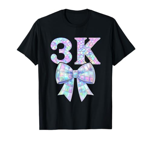 Coquette Bow Preppy Team 3K Teacher Damen Girly PK 3 Pre K3 T-Shirt von Coquette Bow Preppy 3K Teacher Team Back to School