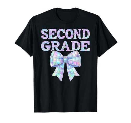 Coquette Bow Lehrerin für Damen, Preppy, 2. Klasse T-Shirt Coquette Bow Lehrerin für Damen, Preppy, 2. Klasse T-Shirt von Coquette Bow Preppy Girly 2nd Grade Teacher Team