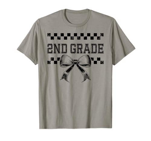 Coquette Bow Lehrerin für Damen, Preppy, 2. Klasse T-Shirt von Coquette Bow Preppy Girly 2nd Grade Teacher Team