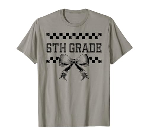 Coquette Bow, Lehrerin, für Damen, Preppy Middle School, 6. Klasse T-Shirt Coquette Bow, Lehrerin, für Damen, Preppy Middle School, 6. Klasse T-Shirt von Coquette Bow Preppy Girly 6th Grade Teacher Team