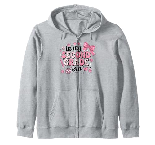 In meiner zweiten Klasse: Coquette Bow Back to School Girls Kapuzenjacke In meiner zweiten Klasse: Coquette Bow Back to School Girls Kapuzenjacke von Coquette Bow Second Grade Back to School Gifts
