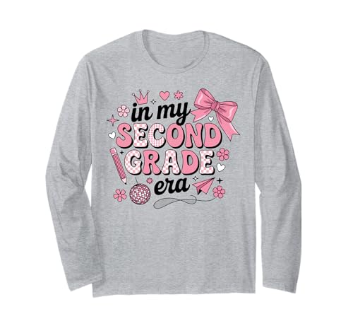 In meiner zweiten Klasse: Coquette Bow Back to School Girls Langarmshirt In meiner zweiten Klasse: Coquette Bow Back to School Girls Langarmshirt von Coquette Bow Second Grade Back to School Gifts