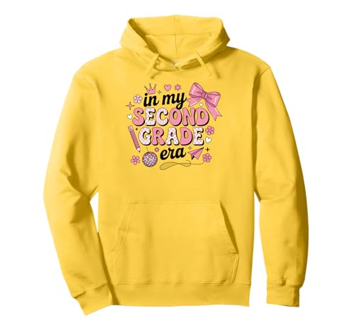 In meiner zweiten Klasse: Coquette Bow Back to School Girls Pullover Hoodie In meiner zweiten Klasse: Coquette Bow Back to School Girls Pullover Hoodie von Coquette Bow Second Grade Back to School Gifts
