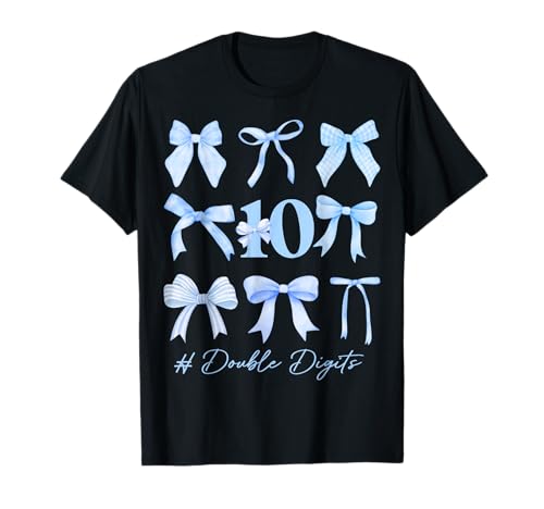 10. Geburtstag Kokette Schleife zweistellig Geburtstag Mädchen Kinder T-Shirt 10. Geburtstag Kokette Schleife zweistellig Geburtstag Mädchen Kinder T-Shirt von Coquette Bow Theme Party Birthday Girl