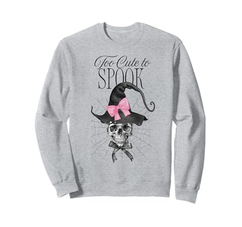 Kokette Schleife ästhetische Halloween Hexe rosa Schleife Hexe Mädchen Sweatshirt Kokette Schleife ästhetische Halloween Hexe rosa Schleife Hexe Mädchen Sweatshirt von Coquette Bow aesthetic for Halloween Spooky Cute