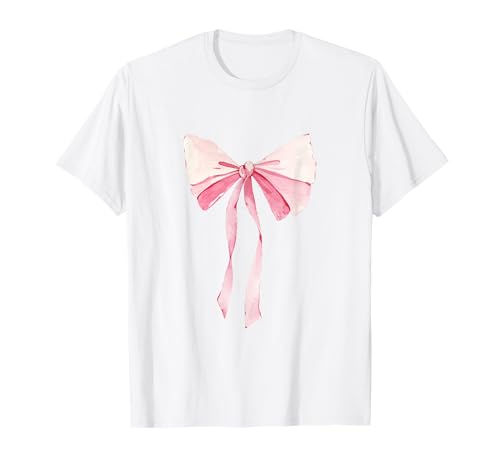 Kokette Schleife mit Herzen Süße Kokette Mädchen Schleifen T-Shirt Kokette Schleife mit Herzen Süße Kokette Mädchen Schleifen T-Shirt von Coquette Bow for Coquette girl bows