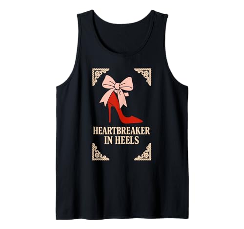Kokette ästhetische Schleife Druck Mädchen Pastell Romantisch Vintage Tank Top von Coquette Core Hyper Feminine Soft Girl Vintage Bow