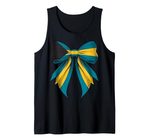 Bahamas Bahamian Pride Kokette Schleife Flagge Mädchen Mama Tank Top Bahamas Bahamian Pride Kokette Schleife Flagge Mädchen Mama Tank Top von Coquette Ribbon Bow Flag Bahamas Bahamian Gifts