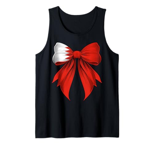 Bahrain Bahraini Pride Kokette Schleife Flagge Mädchen Mama Tank Top Bahrain Bahraini Pride Kokette Schleife Flagge Mädchen Mama Tank Top von Coquette Ribbon Bow Flag Bahrain Bahraini Gifts