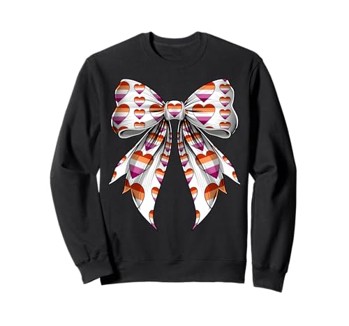 Coquette Bow Lesbian Pride Schwule Flagge Herz LGBTQ Mädchen Mama Sweatshirt Coquette Bow Lesbian Pride Schwule Flagge Herz LGBTQ Mädchen Mama Sweatshirt von Coquette Ribbon Bow Lesbian LGBTQ Pride Gifts