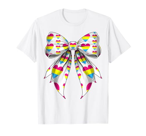 Coquette Bow Pansexual Pride Pan Flagge Herz LGBTQ Mädchen Mama T-Shirt Coquette Bow Pansexual Pride Pan Flagge Herz LGBTQ Mädchen Mama T-Shirt von Coquette Ribbon Bow Pansexual LGBTQ Pride Gifts