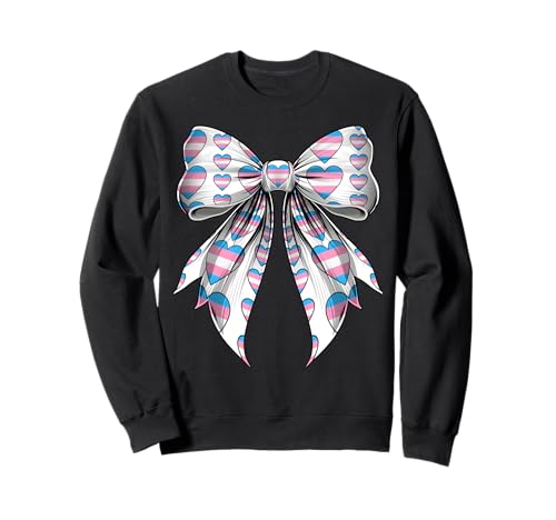 Coquette Bow Transgender Pride Transflag LGBTQ-Mädchen Mama Sweatshirt Coquette Bow Transgender Pride Transflag LGBTQ-Mädchen Mama Sweatshirt von Coquette Ribbon Bow Transgender LGBTQ Pride Gifts