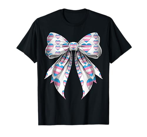 Coquette Bow Transgender Pride Transflag LGBTQ-Mädchen Mama T-Shirt Coquette Bow Transgender Pride Transflag LGBTQ-Mädchen Mama T-Shirt von Coquette Ribbon Bow Transgender LGBTQ Pride Gifts