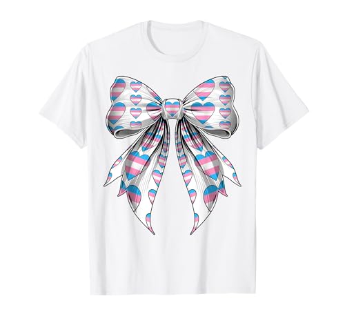 Coquette Bow Transgender Pride Transflag LGBTQ-Mädchen Mama T-Shirt Coquette Bow Transgender Pride Transflag LGBTQ-Mädchen Mama T-Shirt von Coquette Ribbon Bow Transgender LGBTQ Pride Gifts