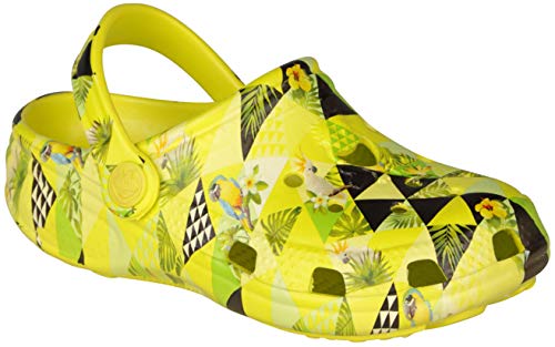 Coqui Pr Unisex-Kinder 8115-221-1300 Clogs, Gelb (Citrus Jungle 13) von Coqui