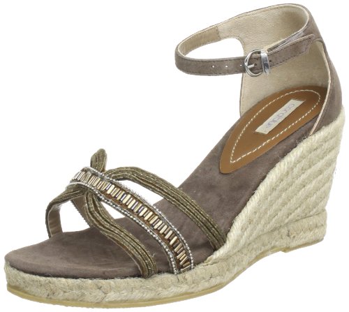 Coral Blue Damen CB.O213.524 Jute Knöchelriemchen, Beige (Taupe Tau) von Coral Blue