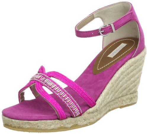 Coral Blue Damen CB.O213.524 Jute Knöchelriemchen, Pink (Fuchsia Fux) von Coral Blue