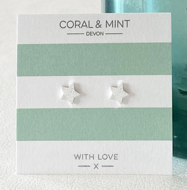 Sparkle Stars -Silber Ohrstecker Sparkle Stars -Silber Ohrstecker von Coralandmintdevon