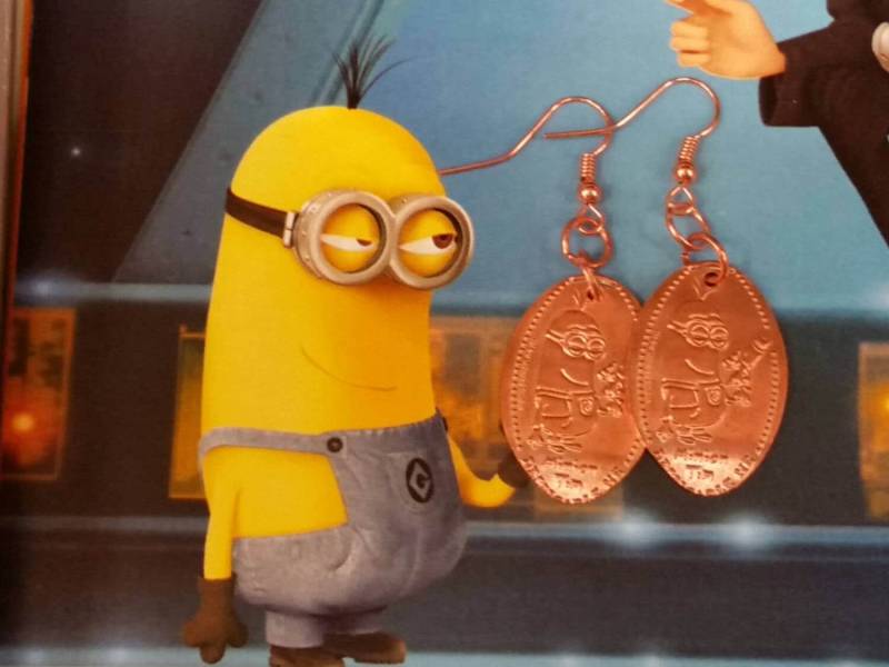Minion Tim Ich Einfach Unverbesserlich Universal Studios Penny Ohrringe Minion Tim Ich Einfach Unverbesserlich Universal Studios Penny Ohrringe von CoralannCreations