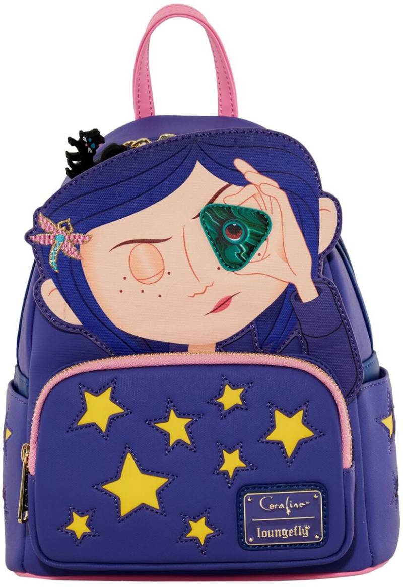 Coraline Loungefly - Coraline Stars Cosplay (Glow in the Dark) Mini-Rucksack multicolor von Coraline
