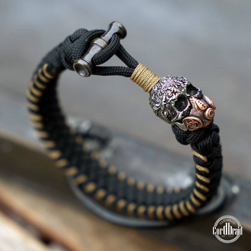 Cordbraid Paracord Armband Skull von Cordbraid