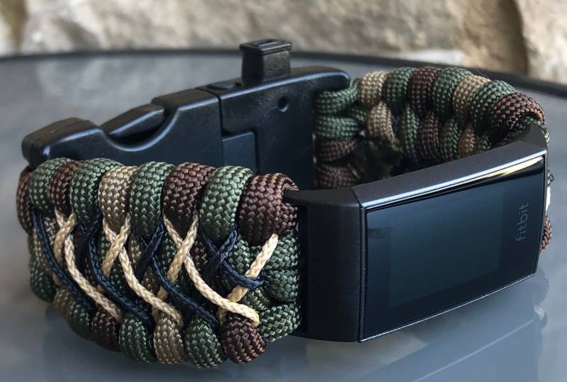 Personalisiertes Paracord Uhrenarmband Für Fitbit Charge 2/3 4 5 6 | Uhr Nicht Enthalten Personalisiertes Paracord Uhrenarmband Für Fitbit Charge 2/3 4 5 6 | Uhr Nicht Enthalten von Cording2U