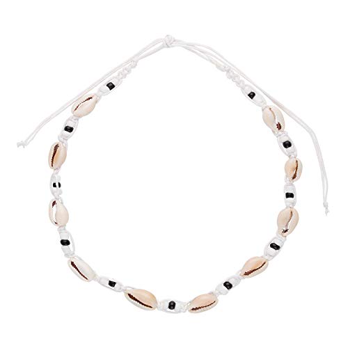 Córdoba Jewels Halskette mit natürlichen Muscheln, Weiß von Córdoba Jewels