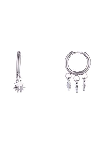 Córdoba Jewels Ohrringe aus 925er-Sterlingsilber mit Arito-Stern-Design von Córdoba Jewels