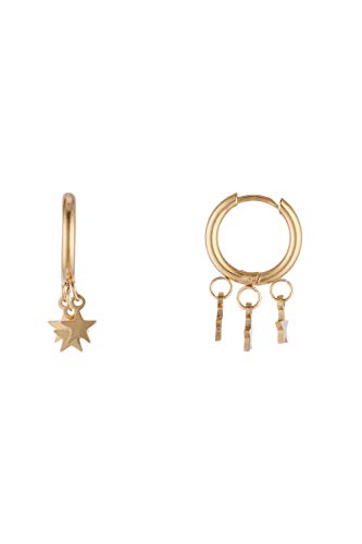 Córdoba Jewels Ohrringe aus vergoldetem 925er-Sterlingsilber mit Arito-Stern-Gold-Design von Córdoba Jewels