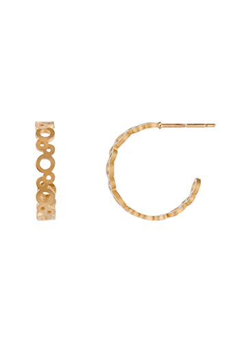 Córdoba Jewels Ohrringe aus vergoldetem 925er-Sterlingsilber mit goldfarbenem Kreolen-Design von Córdoba Jewels