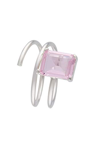 Córdoba Jewels Ring aus 925er-Sterlingsilber mit Doppel-Lux-Design aus Frankreich Silber von Córdoba Jewels