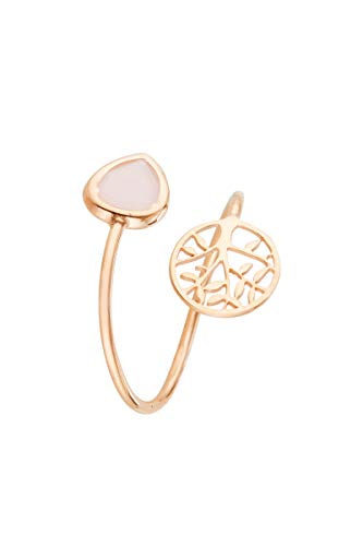 Córdoba Jewels Ringe aus 925er-Sterlingsilber, rosévergoldet, Tropfenform, Baum des Lebens, Roségold von Córdoba Jewels