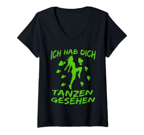 Damen Lustiges Cordula Grün Kostüm Karneval Wiesn Apres Ski Party T-Shirt mit V-Ausschnitt von Cordula Grün Fasching Karneval Wiesn Tee