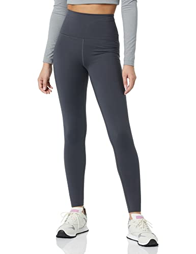 Core 10 Damen Bequeme Yoga-Leggings hohe Taille volle Länge 68,6 cm, Ebenholz, S von Core 10