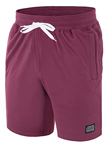 Core Department Kurze Hose Herren I Herren Shorts I Bermuda Shorts Herren mit Seitentaschen und Reißverschluss und Tunnelzug I Herren Shorts für Heim und Freizeit Rot - Weinrot Gr. 3XL Core Department Kurze Hose Herren I Herren Shorts I Bermuda Shorts Herren mit Seitentaschen und Reißverschluss und Tunnelzug I Herren Shorts für Heim und Freizeit Rot - Weinrot Gr. 3XL von Core Department