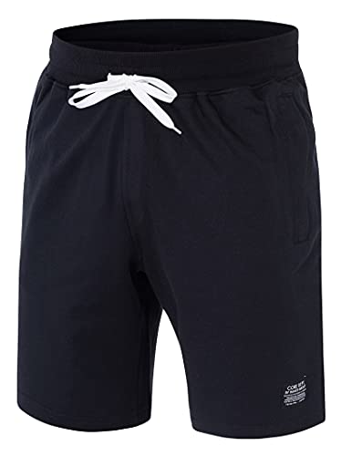 Core Department Kurze Hose Herren I Herren Shorts I Bermuda Shorts Herren mit Seitentaschen und Reißverschluss und Tunnelzug I Herren Shorts für Heim und Freizeit Schwarz Gr. L Core Department Kurze Hose Herren I Herren Shorts I Bermuda Shorts Herren mit Seitentaschen und Reißverschluss und Tunnelzug I Herren Shorts für Heim und Freizeit Schwarz Gr. L von Core Department