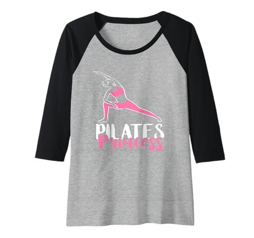 Damen Workout Übung Pilates Prinzessin Pilates Fitnesslehrer Raglan von Core Muscles Workout Pilates Exercise